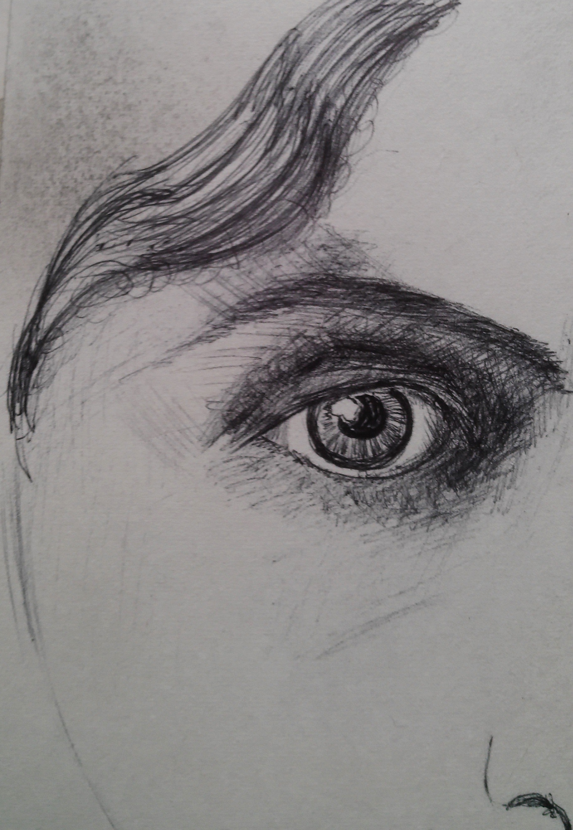 wide eye Drawing by AP-p-ART A Passion for Pen ART | Saatchi Art